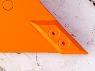 Plow with 2 heads, for 15-23HP Japanese compact tractors, Komondor SER-2 (15)