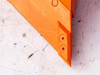 Plow with 2 heads, for 15-23HP Japanese compact tractors, Komondor SER-2 (16)