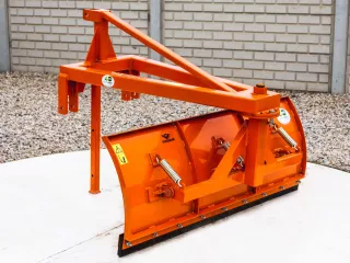 Rear mounted snow plow 140cm, manual angle adjustment, Komondor SHLR-140 (2)