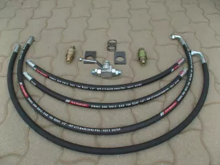 Schneeschild 140cm, mit hydraulischer Hebung, mit hydraulischer Verdrehung, zur japanischen Kleintraktoren, Komondor STLRH-140 (8)