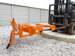 Snow plow 140-200cm, for forklift trucks, Komondor STLR-140-200/targ (10)