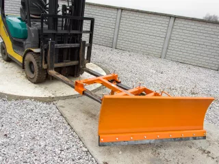Snow plow 140-200cm, for forklift trucks, Komondor STLR-140-200/targ (14)