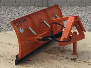 Snow plow 140cm, hidraulic lifting, manual angle adjustment, for front hitch, Komondor STLRH-140/F (5)