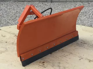 Snow plow 140cm, hidraulic lifting, manual angle adjustment, for front hitch, Komondor STLRH-140/F (3)