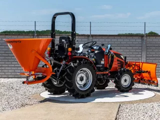 Snow plow 150cm, vario, independent side by side adjustable, for front hitch and front quick hitch, Komondor SHE-150/F (11)