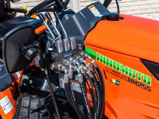 Snow plow 150cm, vario, independent side by side adjustable, for front hitch and front quick hitch, Komondor SHE-150/F (17)