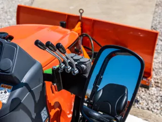 Snow plow 150cm, vario, independent side by side adjustable, for front hitch and front quick hitch, Komondor SHE-150/F (18)