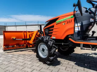 Snow plow 150cm, vario, independent side by side adjustable, for front hitch and front quick hitch, Komondor SHE-150/F (24)
