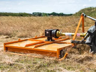 Topper mower 125cm, for Japanese compact tractors, Komondor SRZ-125 (10)