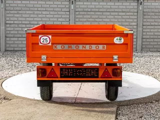 Trailer, tipping, 3 directions dumping, for Japanese compact tractors, Komondor SPK-750 (3)