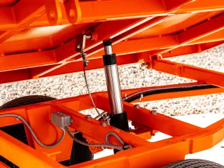 Trailer, tipping, 3 directions dumping, for Japanese compact tractors, Komondor SPK-750 (18)