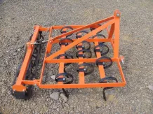 Combinator 110 cm, for Japanese compact tractors, with spring tines and clod crusher, Komondor SKO-110