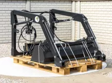 Front loader for Iseki TA215F, TA235F, TA255F, TA275F Japanese compact tractors, Komondor MHR-TA