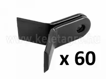 Stalk crusher Y blade pair for EFGC, EFGCH, DP, DPS, GK Series, set of 60 paires, SPECIAL OFFER!