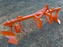 Viticulture plow with 2 heads, for 16-23HP Japanese compact tractors, Komondor SZE-2